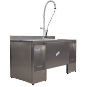 Vidotto KOMBI 2000 table with two washing and grinding of waste