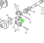 Nanni Diesel 970310328 - Roller for Fuel Injection Camshaft and Governor Systems