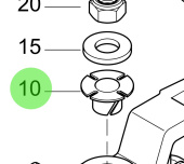 Steyr O311015-0 - Idle Link Bushing