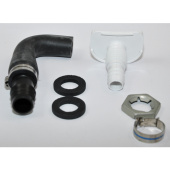 Tecma T-PF.P03/B - Toilet Water Inlet Nozzle Kit White