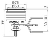 Osculati 38.160.44 - 4 Kits Eclipse MV Latch With Lock