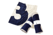 Trend Marine Cotton Sea Beach Towel 90×180 cm Navy Sail Number Design