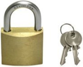 Allpa Brass Padlock With Stainless Steel Shackle, Dimensions 40x33mm