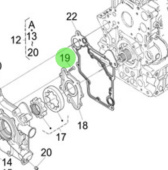 Nanni Diesel 970313544 - Countersunk Head Screw for Timing Gear and Camshaft Assemblies
