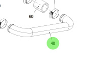 Steyr 2203735-1 - Engine Coolant Pipe (KTL) From Engine No. 68226595