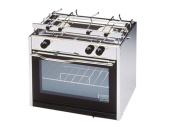 Techimpex CGS92NIAC30D - Classic Cooker, 2 Burners + Oven