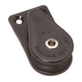 Barton N01160 - Lightweight Cheek Block Size 1 30mm – Plain Bearing, Ø30mm Sheave, Max Rope 8mm
