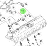 Nanni Diesel 970314889 - Glow Plug Wire for N4 Series Engines