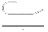 Lewmar 89400031 - Guardrail Enguard (Starboard) Straight