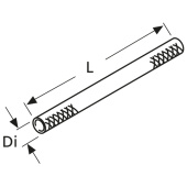 Webasto 1322409A - Twisted Protective Tube Ø 26 - 30 mm Length 1500 Polyester