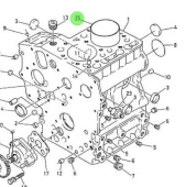 Nanni Diesel 970140115 - Cylinder Liner for 2.40HE Engines