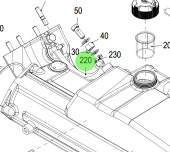 Steyr 2178552-1 - Hose Length 275 mm for Steyr Engine Applications
