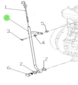 Nanni Diesel 970307730 - Oil Dipstick Guide Tube for N4 Series Engines