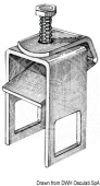 Osculati Tube Locking Brackets for Boat Trailer Side Roller Assemblies