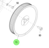 Steyr 2203746-0 - Raw Water Pump Pulley