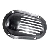 Nuova Rade 16712 - Plastic Strainer Grilled, Oval, 120x80mm, Black