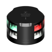 Lopolight 101-009-FB-B - Navigation Light 1NM Tri-color/Anchor, Black With FB Base