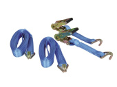 Talamex Tie-Down With Ratchet & J-Hook 38mm 6.0m (2 pcs)