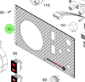 Steyr 2179981-0 - Standard Instrument Panel Front Plate