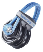 TyeTec 02LB60SBL - 60mm 2-Sheave Block Code Blue Long Loop