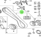 Nanni Diesel 970312644 - Timing Belt for T6 Series Engines