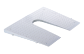 Allpa Transom Protection Pad Wedged, 450x360mm, White