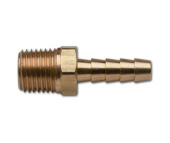 Guidi Brass Hose Tail Fitting, 1/4" NPT x 8 mm