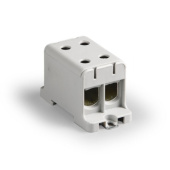 Ensto Double Terminal Block - Grey