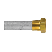 Tecnoseal TEC-SD8 - Sen-Dure Pencil Anode Ø 9,5 L. 51 Complete With Brass Plug Th. 1/8'' NPT