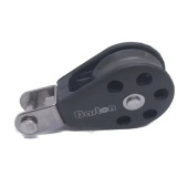 Barton N02090 - Size 2 35mm Plain Bearing Pulley Block Single Double Tang