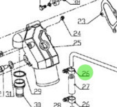Nanni Diesel 970434506 - 13-20 Hose Clamp for Cooling and Air System Hoses