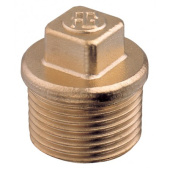 Guidi Brass Plug M BSP, Male Thread Pipe Plug