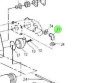 Nanni Diesel 970307018 - Heat Exchanger Hose for HE Series Engines