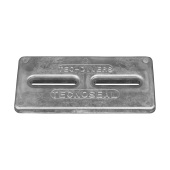 Tecnoseal TEC-DIVERSD Hull and Transom Plate Anode with Insert 305x152x25 mm