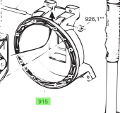 RM69 RM915 Black Lower Housing for Senior Pump