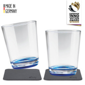 Silwy S025-0503-2 - Drinking cup 'Lui Blue', 0.25 l, set of 2