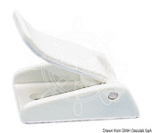 Osculati White Plastic Strap Buckle – 30 mm Webbing