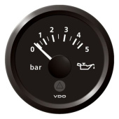 VDO A2C59514126 - Veratron ViewLine Engine Oil Pressure 5Bar Black 52mm
