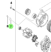 Bukh 00115-5S1B0 - Ground Wiring Adapter for S270J Alternators