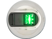 Attwood NV3012SSG-7 - Starboard Light LED Lightarmor Vertical Round SS