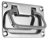 Osculati 38.107.61 - Chromed Brass Hatch Lifting Ring 60x90 mm