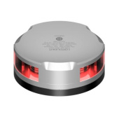 Lopolight 201-014-FB - 360° Red Light 2 NM Horizontal Mounting Anodized Aluminum Flat Base