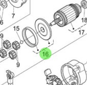 Nanni Diesel 970310984 - Starter Packing Set for 4.330TDI and N4 Engines