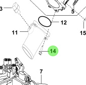 Bukh 11293-06256 - Spring Washer Bolt for S270J Intake Manifolds