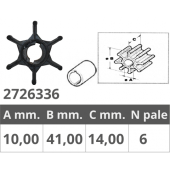 Finnord Suzuki Impeller 2T 2-2,2-4-5-6-8 HP