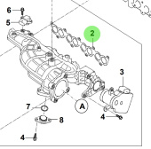 Bukh 28312-2F000 - Intake Manifold Gasket for R210J Engines