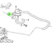 Nanni Diesel 970312284 - Vacuum Piping Clamp for T4.155 and 4.380TDI Engines