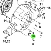 Bukh 00106-5S211 - Lock Nut for R210J and S270J Engine Housings