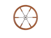 Ultraflex V84 Steering Wheel Teak 5 Spoke 500mm