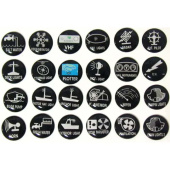 Lalizas 11497 - Self-Adhesive Function Labels For Switch Panels (24 Pcs)